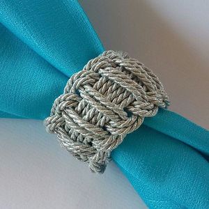 Wholesale <b>Cheap</b> Price Table Decor Rhinestone Bling Napkin <b>Ring</b> Rattan Napkin Buckle <b>Ring</b> for Place Setting Serviette - Product Image 2