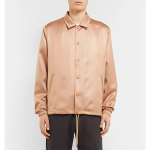 Blouson Bomber en Satin Personnalisé pour Hommes – Hiver, Logo Frontal, Haute Qualité, Respirant, Séchage Rapide, Veste de Sport d'Équipe – Vente en Gros - Product Image 3