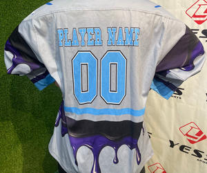 Vêtements de sport, maillot de hockey personnalisé en couleur, avec numéro, 100% polyester, maillot de hockey sur glace imprimé sur mesure, respirant - Product Image 4