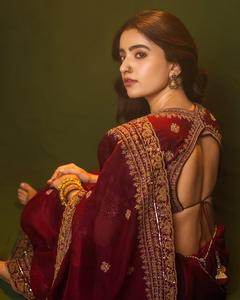 Sari de calidad superior Love Designer Indian Outfit Soft Organza Silk Saree Heavy Bordado Trabajo Diseño moderno para la venta - Product Image 3