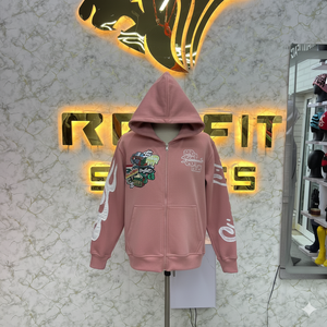 Haute qualité prix raisonnable le plus demandé sweat à capuche zippé bouffée imprimé fabriqué en usine prix bon marché sweats à capuche hommes sweats à capuche pour hommes - Product Image 3