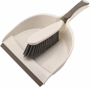 Cepillo de Barrido Elite Clean Pro con Recogedor, Cerdas Suaves de Polipropileno, Mango de Plástico para Limpieza del Hogar, Oficina y Hotel - Product Image 1