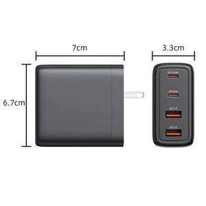 Chargeur Super Rapide 100W GaN PD QC3.0 Multi-prises Pliable USB & USB-C pour Voyage - Product Image 6