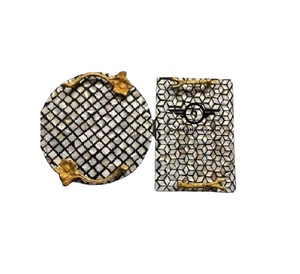 Bandejas de servicio de perlas madre de alta calidad directas de fábrica con artesanías con incrustaciones de hueso para hoteles, restaurantes, utensilios de cocina - Product Image 5