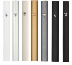 Boîtier Mezouzah doré fait à la main Jérusalem peint en métal antique avec couleur or économique personnalisé Offre Spéciale Mezouzah-artisanat en résine - Product Image 1