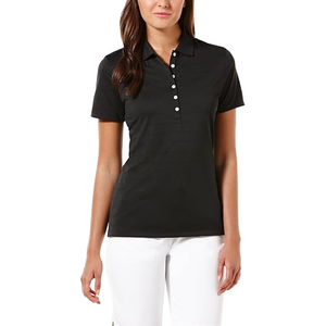 T-shirt grande taille pour femme Polo de golf de haute qualité pour femmes T-shirt personnalisé en coton respirant avec motif solide - Product Image 3