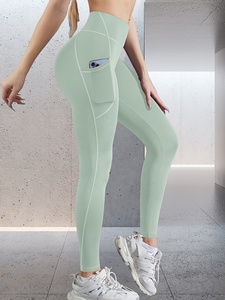 Pantalones de Yoga de Cintura Alta, Leggings de Gimnasio Elásticos, Mallas de Fitness con Control Abdominal, Transpirables para Correr y Entrenar, Ropa Deportiva al por Mayor - Product Image 2