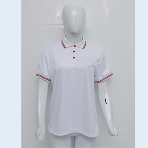 เสื้อโปโลผ้าคอตตอนกันรอยยับสำหรับผู้หญิงเสื้อถักแบบแห้งเร็วสำหรับผู้หญิง - Product Image 1