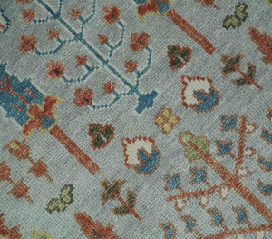 Tapis en laine indien Oushak afagani fait à la main, de haute qualité, écologique, taille salon, tapis et ensembles de tapis très vendus - Product Image 3