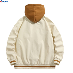 Chaqueta Universitaria con Capucha para Estudiantes, de Moda, Talla Grande, Chaqueta Universitaria para Hombre, Bordado Personalizado de Letras de Béisbol - Product Image 4