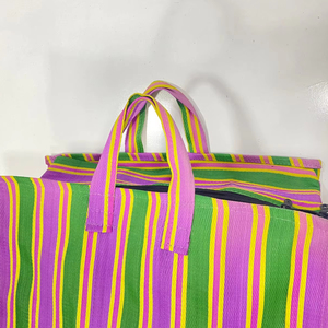 ถุงช้อปปิ้งโพลีโพรพิลีนรีไซเคิลเป็นมิตรกับสิ่งแวดล้อมขนาดใหญ่ถุงพลาสติกแบบยั่งยืนผลิตในอินเดียจำนวนมาก - Product Image 1