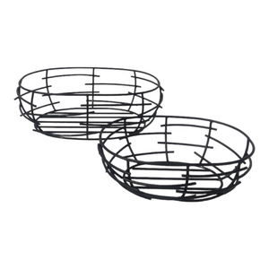 Custom Color Powder Coated Metal <b>Baskets</b> Unique Design Farmhouse Luxury Mold Fruits <b>Display</b> Iron Model OEM/ODM Decorative Gift - Product Image 3