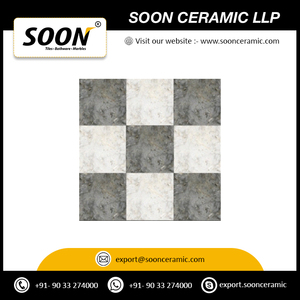 กระเบื้องพอร์ซเลนสำหรับจอดรถกลางแจ้งขนาด16X16นิ้วสำหรับจอดรถในวิลล่าโรงแรมอพาร์ทเมนท์ดีไซน์แบบชนบท - Product Image 3