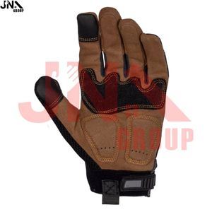 Gants de travail antivibrations personnalisés en TPR, résistants aux chocs et lisses, réduisant les chocs, finition en mousse enduite de nitrile, sécurité à usage général - Product Image 4