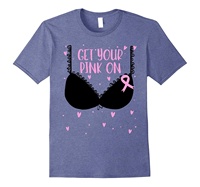 Camisetas Nuevas de Alta Calidad para la Concientización sobre el Cáncer de Mama, Corazones Valientes que Apoyan a las Sobrevivientes, Personalizables, Unisex, de Poliéster/Algodón
