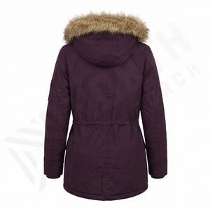 Chaqueta de Invierno para Mujer, con Capucha de Piel Sintética, Acolchada, Cálida, Elegante, Térmica, de Moda - Product Image 2