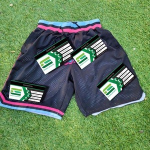 Pantalones Cortos de Baloncesto para Hombre, Logotipo Personalizado, Bordado de Parches, Secado Rápido, Malla, con Bolsillos, Solo Pantalones Cortos de Baloncesto - Product Image 2