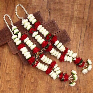 Exquisita Guirnalda Romántica de Peonías para Boda, Mala para Novios, Ceremonia de Compromiso, Par de Jaimala, Regalo Indio para Pooja - Product Image 5