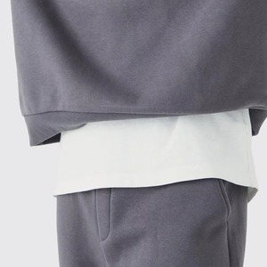 Conjunto de dos piezas de chándal con capucha y sudadera con logotipo personalizado para hombre - Product Image 5