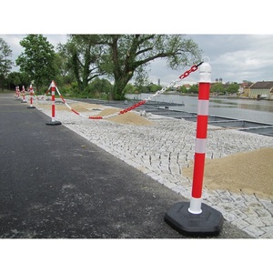 Set di 6 pali a catena Ø 63 mm, rosso - Product Image 1