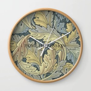 Suministro directo de fábrica Llamativo flores Diseñador Forma redonda Calidad superior Relojes decorativos de pared para cafés y restaurantes - Product Image 3