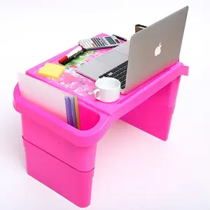 Wholesale Supplier Home For Study Multifunctional Plastic Portable Adjustable Desk For Children Foldable Laptop Table for bed