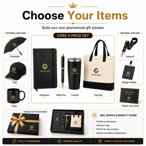 Set Regalo Promozionale Personalizzato con Logo: Quaderno, Penna, Tumbler, Borsa Tote - Kit Omaggio Aziendale per Eventi e <span class=keywords><strong>Marketing</strong></span> Fieristico - Product Image 2
