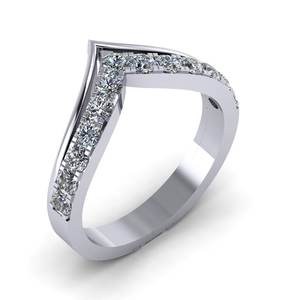 แหวนเพชรหรูหรา925สำหรับผู้หญิงประดับเพชร VVS Moissanite - Product Image 1