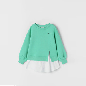 Sudadera Moderna para Chicas, Transpirable y Cómoda, con Opciones de Tela y Color Personalizadas, Cuello Redondo, Tela Suave de Poliéster 2026 - Product Image 1
