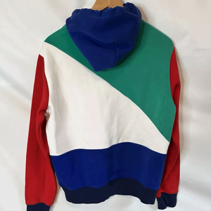 เสื้อมีฮู้ดแบบสวมหัวมีสไตล์ของผู้ชายผ้าคอตตอนสีทึบมีฮู้ดสำหรับฤดูหนาวผ้าฝ้าย100% - Product Image 2