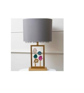 Élégants lampadaires contemporains en métal avec une base cylindrique élégante et un éclairage écoénergétique de qualité supérieure pour les maisons modernes - Product Image 1