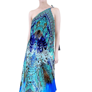 Vestido de fiesta largo sin mangas para mujer, traje informal con estampado de espagueti, a la moda, Oem, muestra gratis - Product Image 1