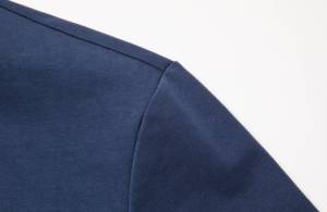 T-shirt uni de luxe de haute qualité FLN Factory pour hommes, sur mesure, surdimensionné, 100% coton biologique en bambou, manches longues - Product Image 4