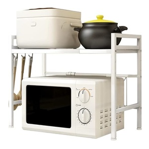 ชั้นวางของในเตาอบไมโครเวฟแบบปรับได้สำหรับหม้อหุงข้าวชั้นวางเครื่องเทศแบบขยายได้สำหรับร้านอาหารโรงแรมชั้นวางของใช้ในบ้านสำหรับเครื่องมือ - Product Image 4