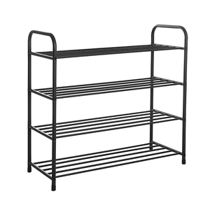 Étagère à chaussures élégante et personnalisable en métal durable pour bureau à domicile, utilisation polyvalente, design moderne, entrées OEM ODM fabriquées en Malaisie - Product Image 1