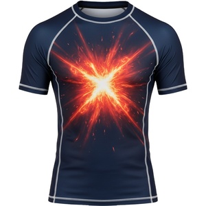 Rashguard sublimé premium pour hommes, femmes et enfants, MMA, BJJ, Jiu-Jitsu, entraînement sans kimono, t-shirt de compression durable, sur mesure, vente en gros - Product Image 1