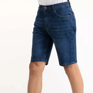 Pantalones vaqueros de calle de verano personalizados de alta calidad para hombre, pantalones cortos de carpintero, pantalones cortos holgados, pantalones cortos cómodos con cintura elástica para hombre - Product Image 2