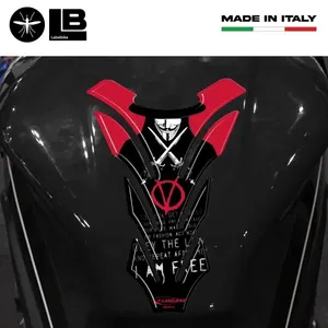 Adesivi 3D in Resina per Serbatoio Moto 'V per Vendetta' Indispensabili per Personalizzare il Tuo Serbatoio - Product Image 2