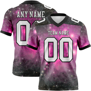 ชุดกีฬาโพลีเอสเตอร์พิมพ์ซับลิเมชันชุดทีมฟุตบอลอเมริกันสำหรับผู้ชายผู้หญิงสโมสรเยาวชน - Product Image 3