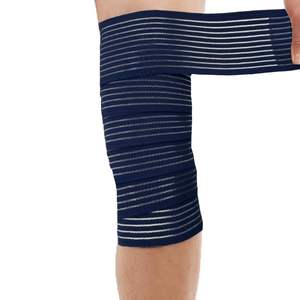 Logo personnalisé Powerlifting Genouillère Wraps Strap Heavy Duty Power Lifting Genou Wraps compression Workout Gym Accessoires - Product Image 1