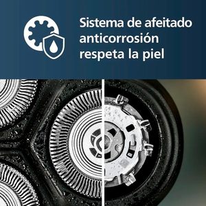 Mini rasoir électrique allemand rotatif sans fil à double lame, étanche IPX7, lavable, pour usage humide et sec, avec lames de rechange - Product Image 4