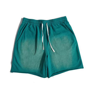 Casual Wholesale <b>Men's</b> Clothing Acid Wash Gym <b>Shorts</b> Drawstring Elastic Waist Summer <b>Baggy</b> Acid Wash Jogging <b>Shorts</b> With Pockets - Product Image 1