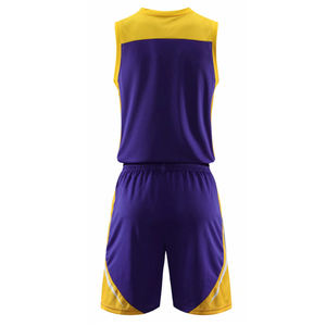 Uniforme de baloncesto de equipo deportivo Reversible de ajuste holgado de verano transpirable con estampado de transferencia de calor de alta calidad de diseño personalizado 2025 - Product Image 6