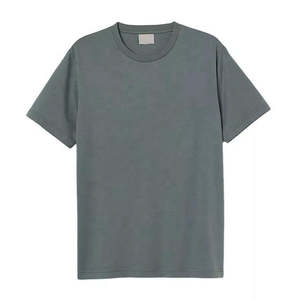 T-shirts décontractés pour hommes 100 % coton, col rond, séchage rapide, manches courtes, respirants, anti-rétrécissement, 220 g, en gros, en vente - Product Image 4