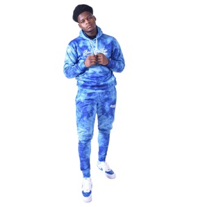 Survêtements pour hommes de haute qualité, coupe ample, deux pièces, ensemble de survêtement technique en molleton pour la salle de sport, respirant, survêtement à capuche d'hiver, personnalisé - Product Image 1