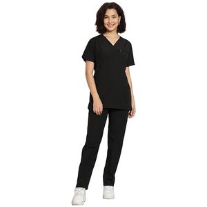 Premium Quality <b>Nurse</b> <b>Scrubs</b> Uniforms Sets for Women New Design Short Sleeves with Stand Collar Made of Canvas - Product Image 5