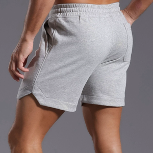 2025 Hotsale peso pesado tejido algodón poliéster mezcla hombres Waffle pantalones cortos cómodos transpirable Casual gimnasio desgaste personalizado OEM - Product Image 6
