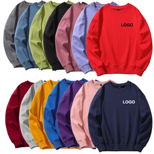 Sweat-shirt pour homme imprimé par sublimation Sweat-shirt surdimensionné en fourrure de renard argenté en coton avec col rond 350GSM Pull-over vintage - Product Image 4