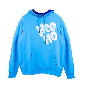 Sweat-shirt à capuche pour homme en coton 100% doublé, crocheté, automne, 400 GSM, coupe oversize, motif lettres, pour personnalisation, épais - Product Image 5