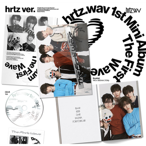 อัลบั้มมินิเวอร์ชั่นที่ 1 ของ The First Wave (เวอร์ชั่น hrtz / เวอร์ชั่น wav) อัลบั้ม KPOP - Product Image 3